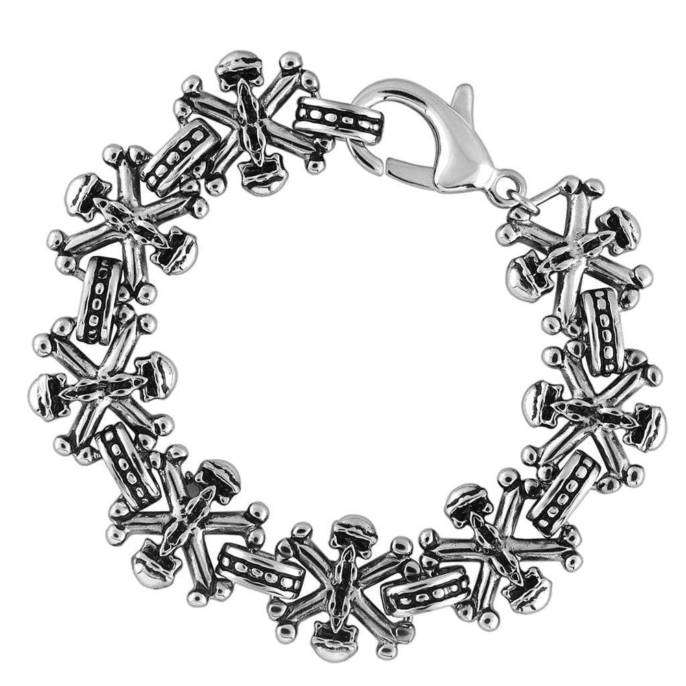 TK576 - High polished (no plating) Stainless Steel Bracelet with No Stone - Alamode - Flyclothing LLC