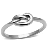 TK630 - High polished (no plating) Stainless Steel Ring with No Stone - Alamode - Flyclothing LLC