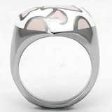TK843 - High polished (no plating) Stainless Steel Ring with Epoxy in Multi Color - Alamode - Flyclothing LLC