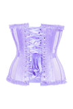 Daisy Corsets Top Drawer Steel Boned Lavender Mesh Underwire Burlesque Underbust Corset Cincher - Daisy Corsets - Flyclothing LLC