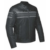 Torrent - Mens Gray Textile Jacket - Unik Just for Bikers - Flyclothing LLC