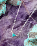 Trident Turquoise and Sterling Silver Necklace - Barse Jewelry - Flyclothing LLC