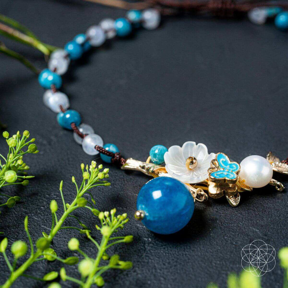 Triple Crystal Anklet of Positivity - Conscious Items - Flyclothing LLC