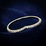 TS076 - Rhodium 925 Sterling Silver Ring with AAA Grade CZ in Clear - Alamode - Flyclothing LLC