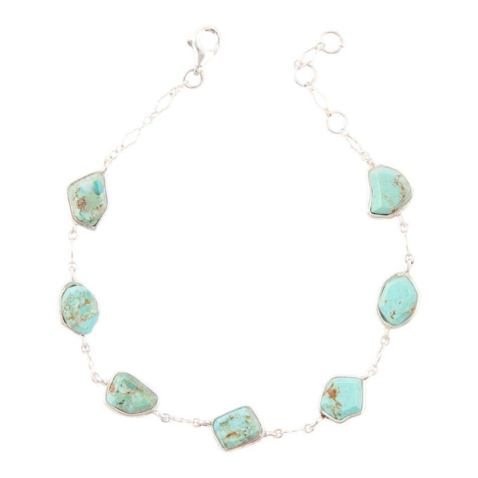 Turquoise and Sterling Silver Line Bracelet - Barse Jewelry - Flyclothing LLC