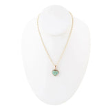 Turquoise Heart Pendant and Bronze Necklace - Barse Jewelry - Flyclothing LLC