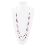 Two Row Amethyst Necklace - Barse Jewelry - Flyclothing LLC
