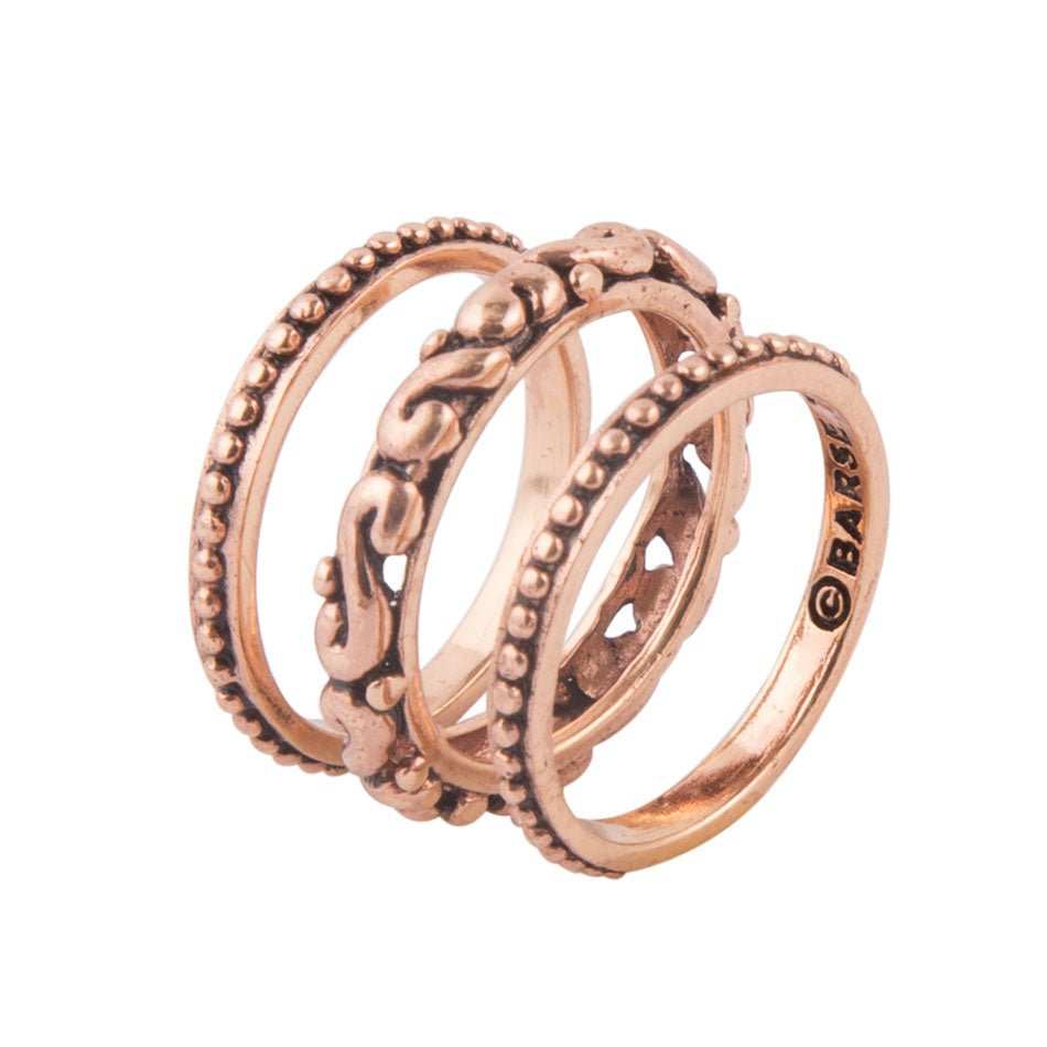 Understated Copper Stack Ring - Barse Jewelry - Flyclothing LLC