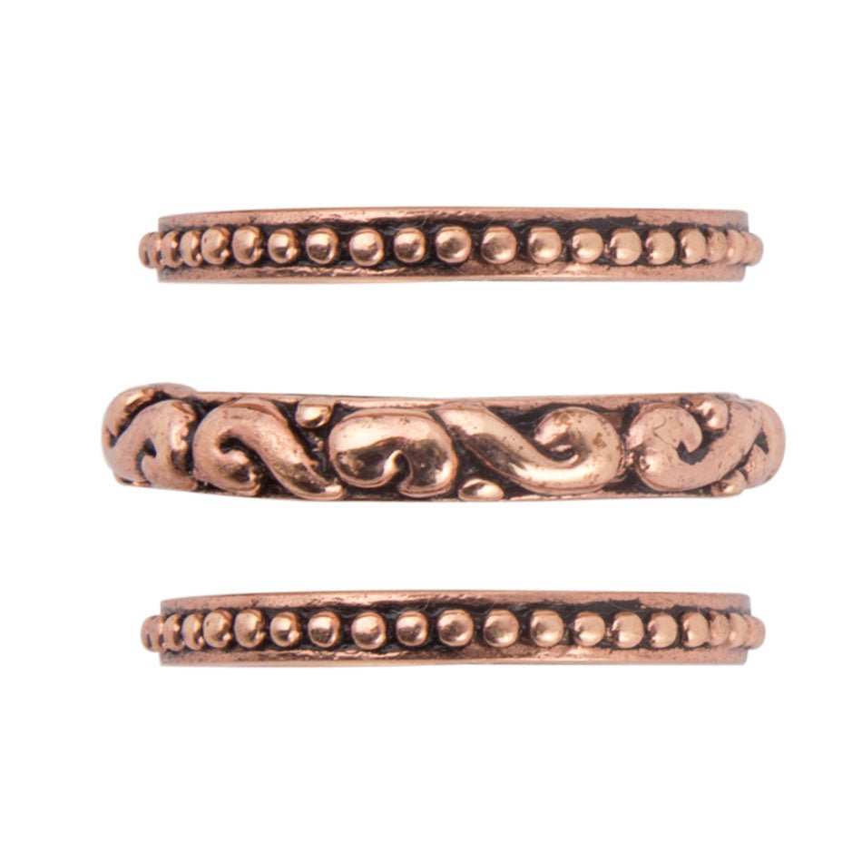 Understated Copper Stack Ring - Barse Jewelry - Flyclothing LLC