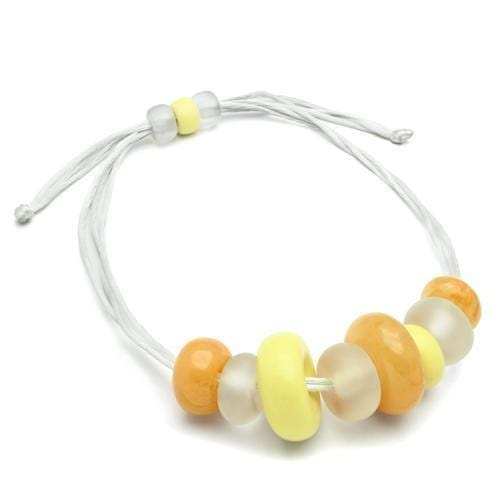 VL022 - Resin Necklace with Synthetic Synthetic Stone in Multi Color - Alamode - Flyclothing LLC