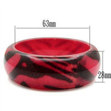 VL036 - Resin Bangle with Synthetic Synthetic Stone in Animal pattern - Alamode - Flyclothing LLC