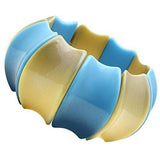 VL040 - Resin Bracelet with Synthetic Synthetic Stone in Multi Color - Alamode - Flyclothing LLC