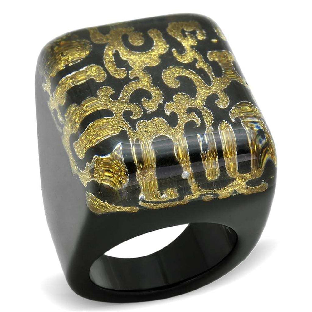 VL112 - Resin Ring with No Stone - Alamode - Flyclothing LLC