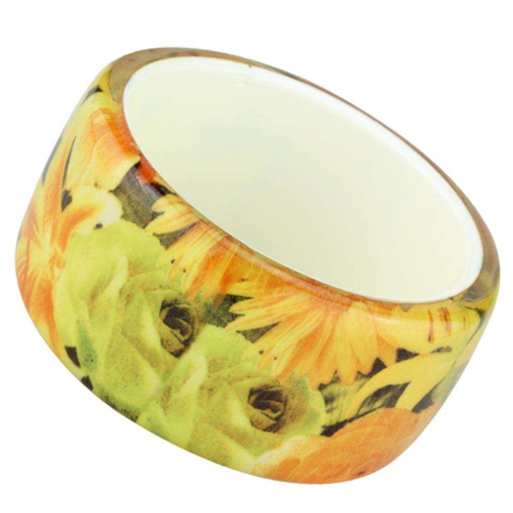 VL123 - Resin Bangle with No Stone - Alamode - Flyclothing LLC
