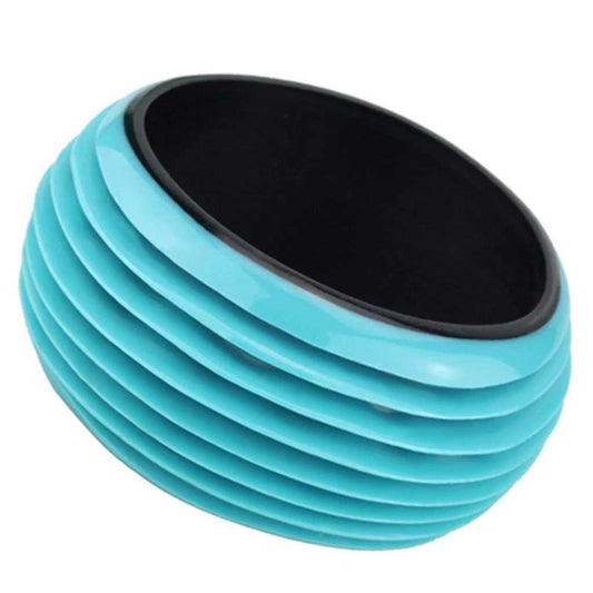 VL128 - Resin Bangle with No Stone - Alamode - Flyclothing LLC