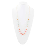Watermelon Kiss Mint Jasper Golden Long Necklace - Barse Jewelry - Flyclothing LLC