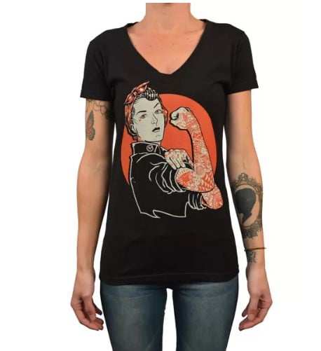 Black Market Art Company We Can Do It Women's V-Neck T-Shirt - Black Market Art Company - Flyclothing LLC