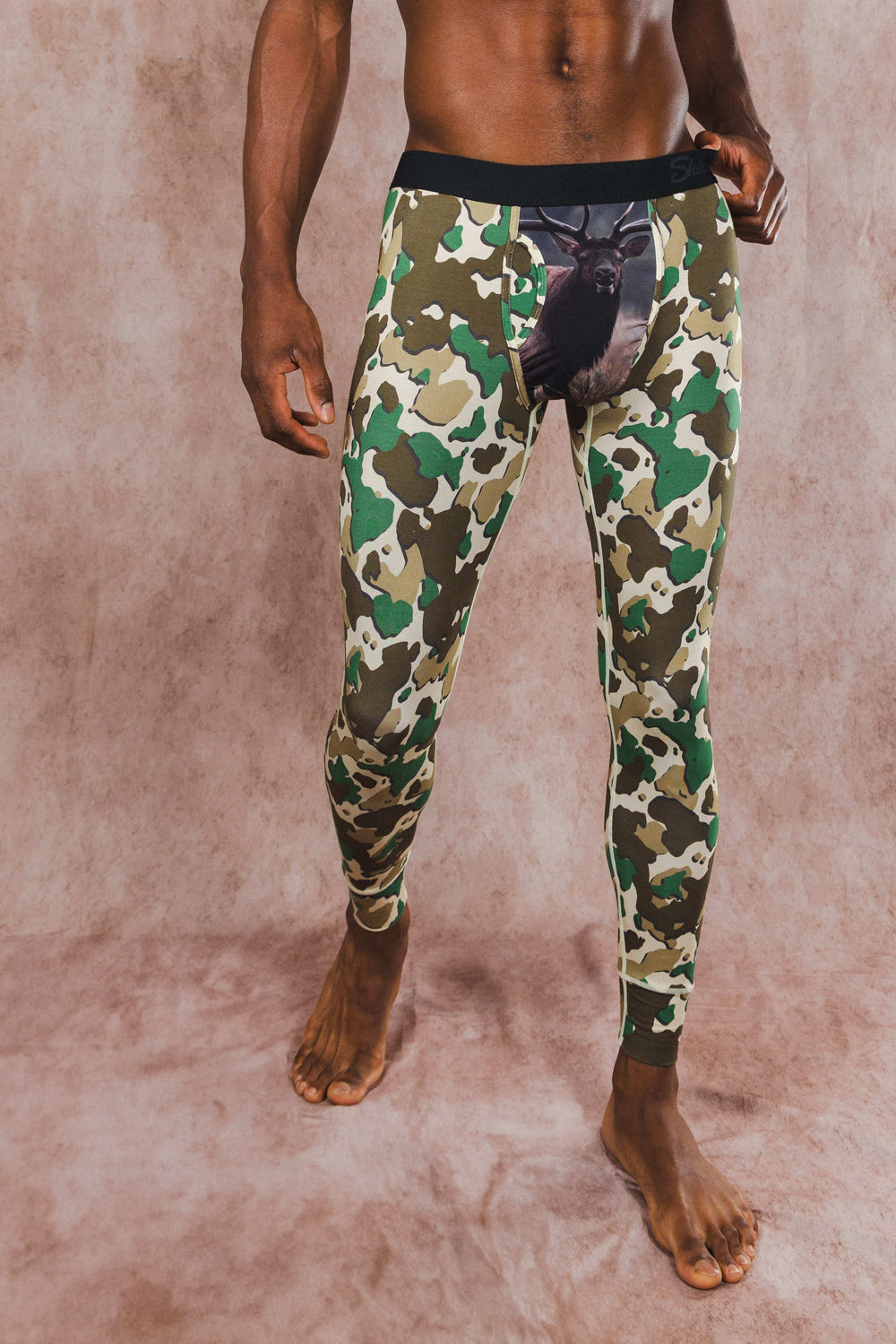 The Welcome Elk | Hunting Camoflauge Ball Hammock® Long Johns - Shinesty - Flyclothing LLC