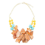 Windswept Double Strand Slab Necklace - Barse Jewelry - Flyclothing LLC