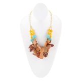 Windswept Double Strand Slab Necklace - Barse Jewelry - Flyclothing LLC
