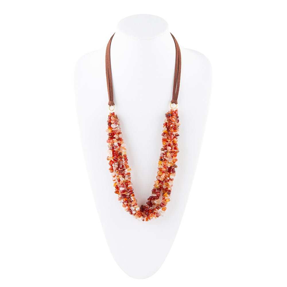 Xavier Carnelian Multi-Strand Necklace - Barse Jewelry - Flyclothing LLC