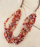 Xavier Carnelian Multi-Strand Necklace - Barse Jewelry - Flyclothing LLC