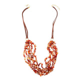 Xavier Carnelian Multi-Strand Necklace - Barse Jewelry - Flyclothing LLC