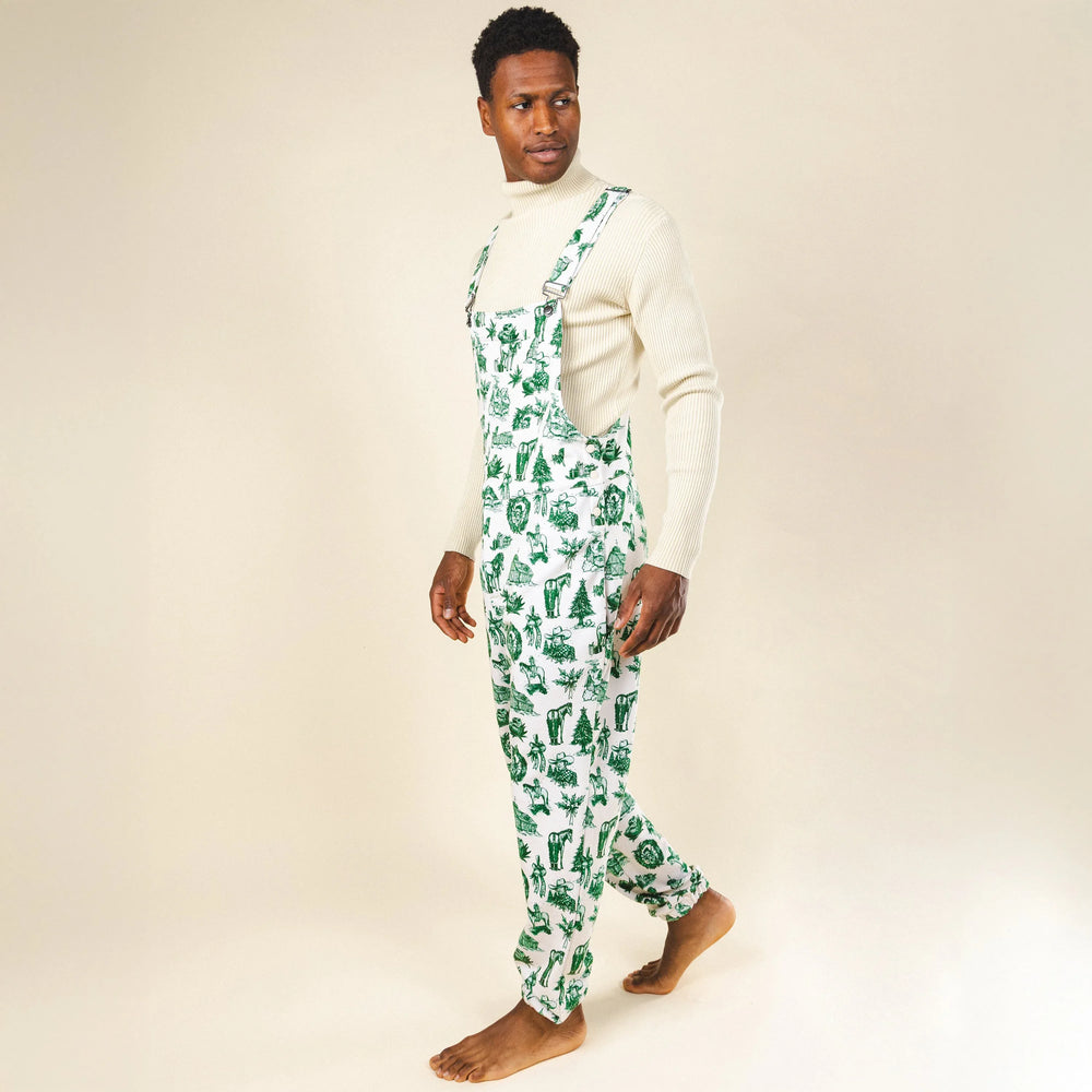 The Western Wonderland | Western Toile Pajamaralls® - Shinesty - Flyclothing LLC