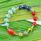 Zion Multi-Color Chunky Stretch Bracelet - Barse Jewelry - Flyclothing LLC