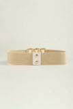 Zinc Alloy Buckle Elastic Wide Belt - Trendsi - Flyclothing LLC