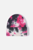 Tie-Dye Cuffed Rib-Knit Beanie Hat - Trendsi - Flyclothing LLC