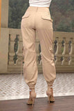 High Waist Cargo Pants - Trendsi - Flyclothing LLC