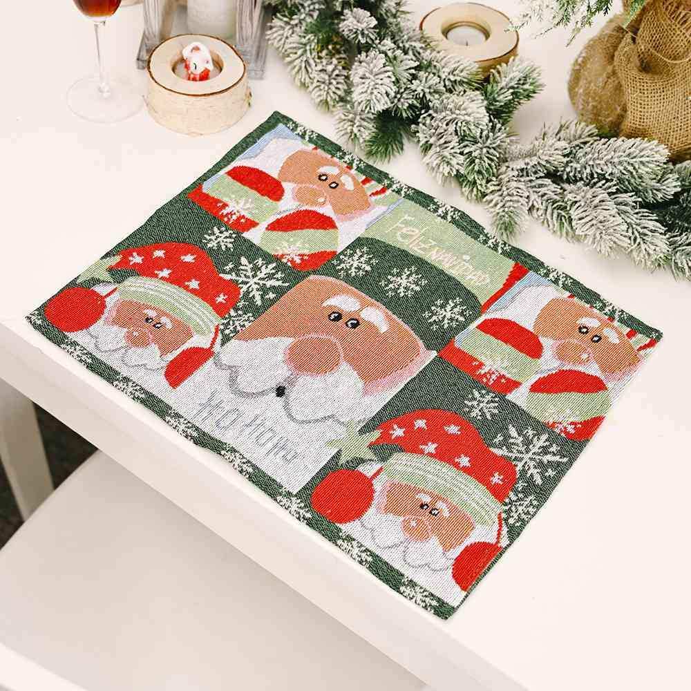 Assorted 2-Piece Christmas Placemats - Trendsi - Flyclothing LLC