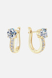 2 Carat Moissanite 925 Sterling Silver Earrings - Trendsi - Flyclothing LLC
