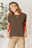 Basic Bae Full Size Round Neck Short Sleeve T-Shirt - Trendsi - Flyclothing LLC