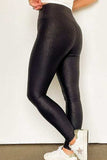 High Waist Wide Waistband Leggings - Trendsi - Flyclothing LLC