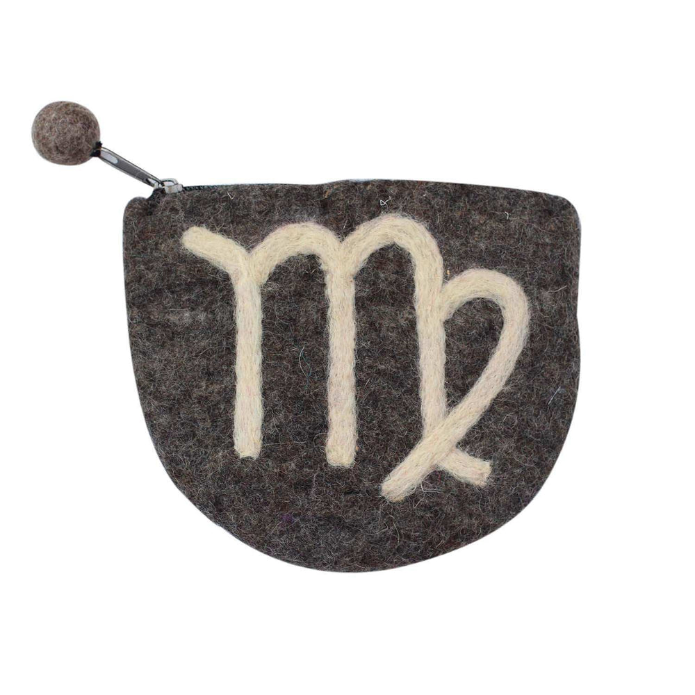Felt Virgo Zodiac Coin Purse - Global Groove - Global Groove - Flyclothing LLC
