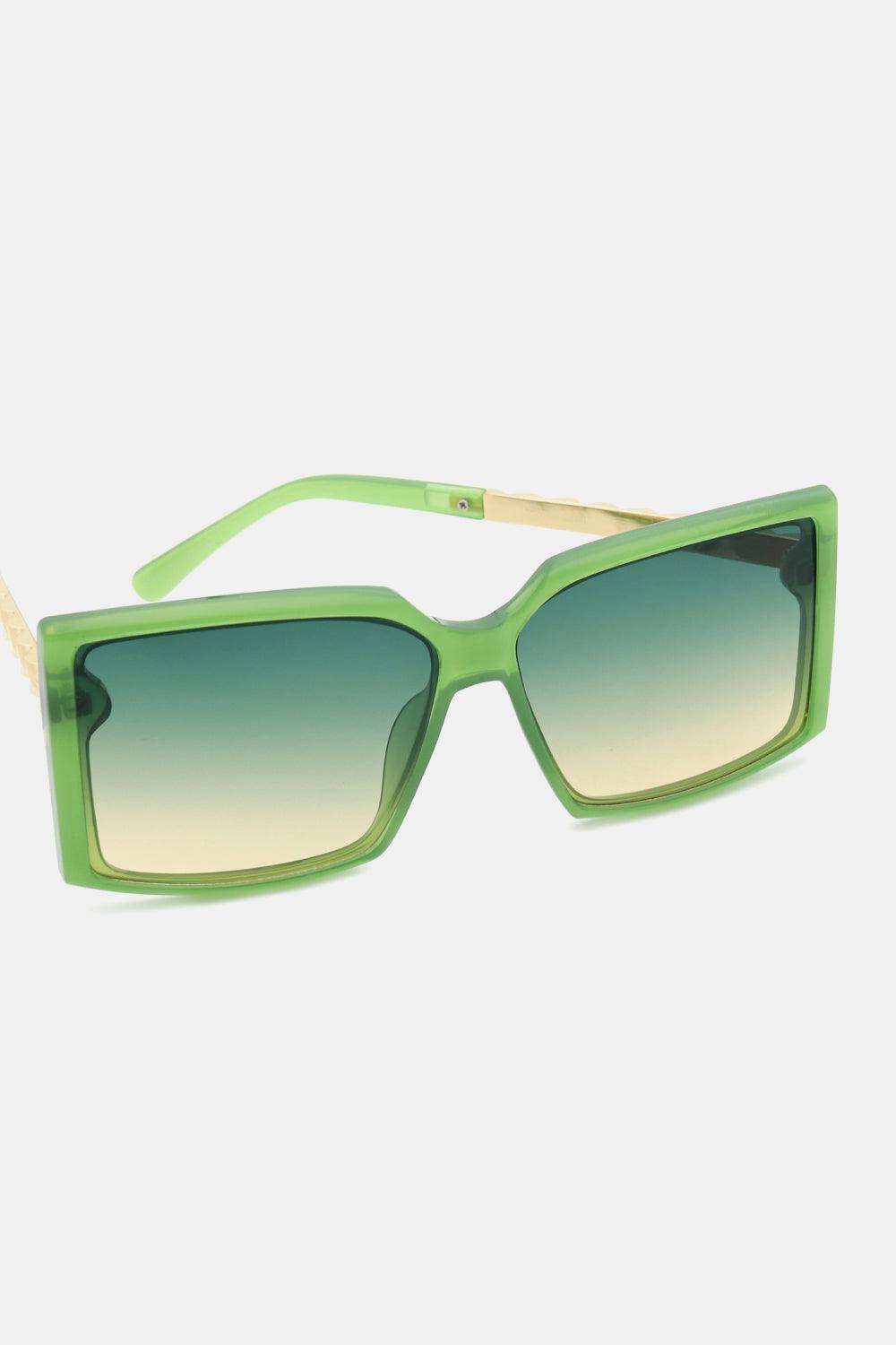 Polycarbonate Frame Square Sunglasses - Trendsi - Flyclothing LLC