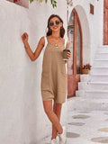 Spaghetti Strap Romper with Pockets - Trendsi - Flyclothing LLC