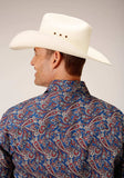 Roper Mens Long Sleeve Snap Independence Foulard Western Shirt - Roper - Flyclothing LLC