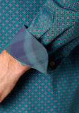 Roper Mens Long Sleeve Button Circuit Foulard Western Shirt - Roper - Flyclothing LLC