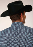 Roper Mens Long Sleeve Button Four Leaf Foulard Western Shirt - Roper - Flyclothing LLC