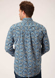 Roper Mens Long Sleeve Button Amarillo Paisley Western Shirt - Roper - Flyclothing LLC