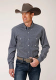 Roper Mens Long Sleeve Button Arrow Rope Print Western Shirt - Roper - Flyclothing LLC