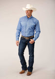 Roper Mens Long Sleeve Button Thistle Foulard Western Shirt - Roper - Flyclothing LLC