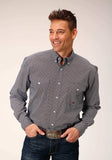 Roper Mens Long Sleeve Button Classic Geo Western Shirt - Roper - Flyclothing LLC