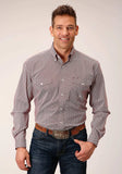 Roper Mens Long Sleeve Button Climbing Diamond Western Shirt - Roper - Flyclothing LLC