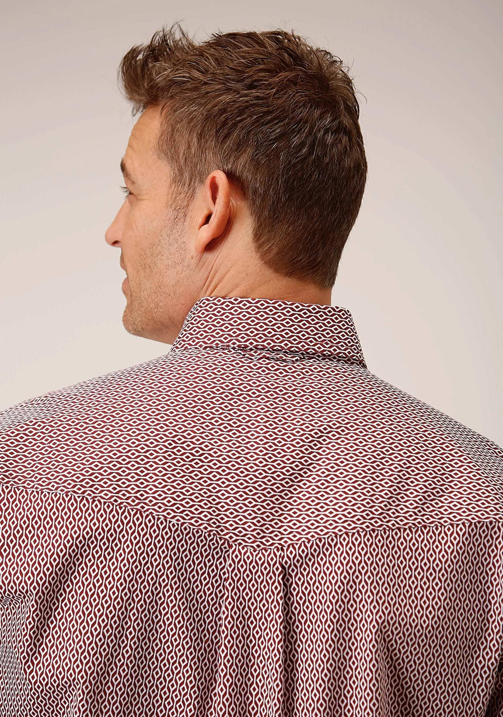 Roper Mens Long Sleeve Button Climbing Diamond Western Shirt - Roper - Flyclothing LLC