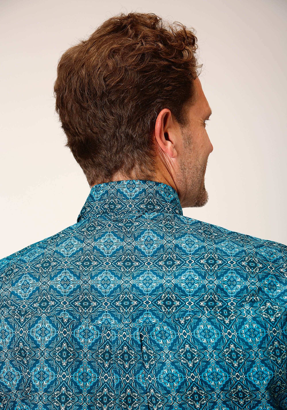 Roper Mens Long Sleeve Button Gothic Medallion Western Shirt - Roper - Flyclothing LLC