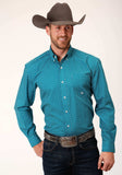 Roper Mens Long Sleeve Button Mini Foulard Western Shirt - Roper - Flyclothing LLC